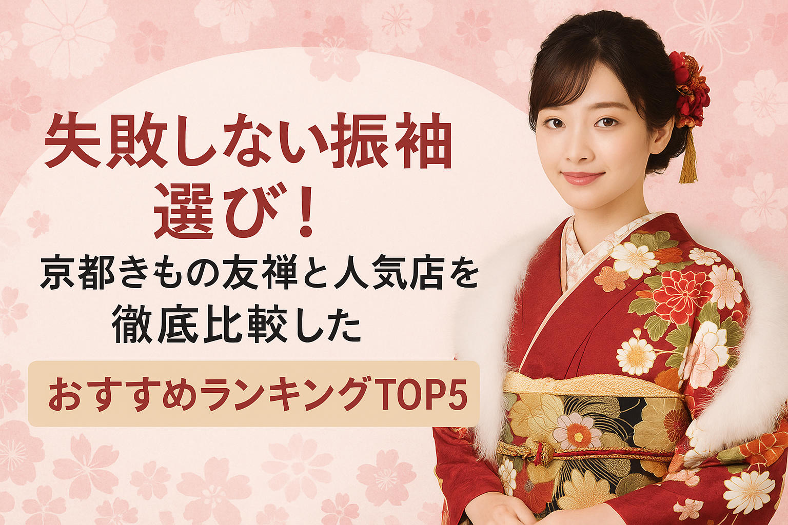 失敗しない振袖選び!京都きもの友禅と人気店を徹底比較したおすすめランキングTOP5